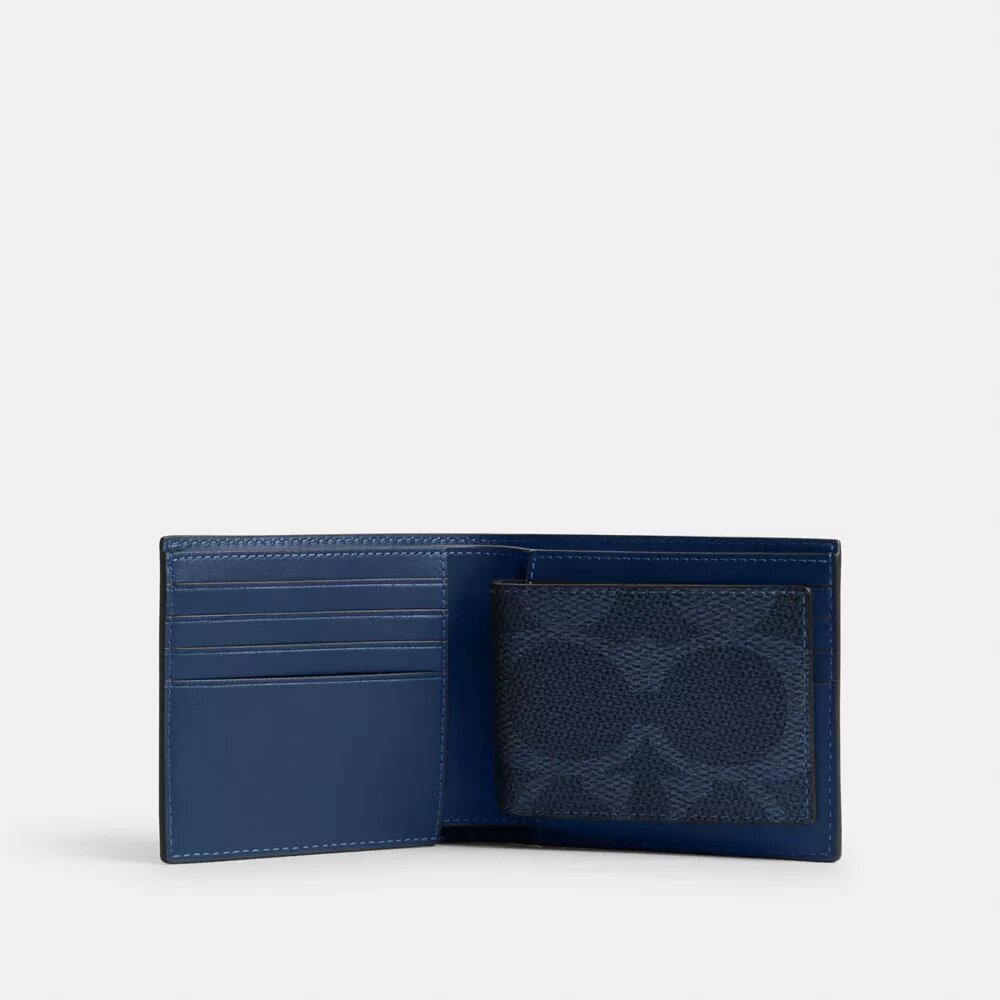 3-i-1-lommebok i Maxi Signature Canvas