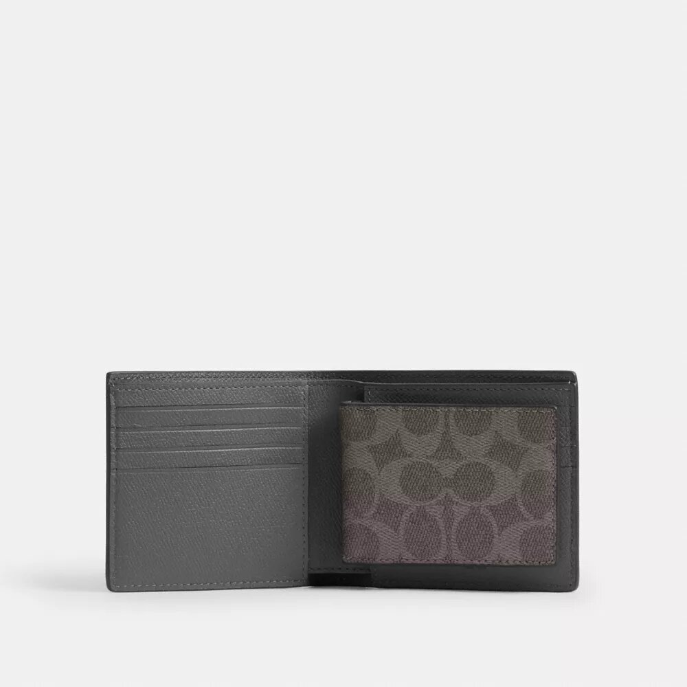 3-i-1-lommebok i Signature Canvas