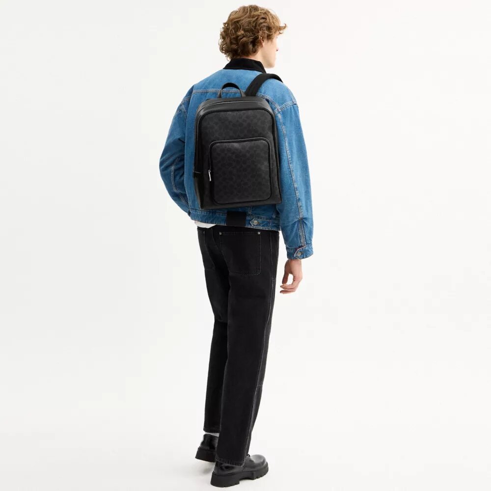 Aiden-ryggsekk i Signature Canvas
