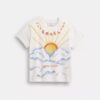 Airbrush 90'S Fit T-shirt i økologisk bomull
