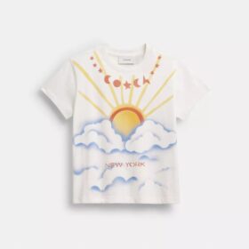 Airbrush 90'S Fit T-shirt i økologisk bomull