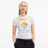 Airbrush 90'S Fit T-shirt i økologisk bomull