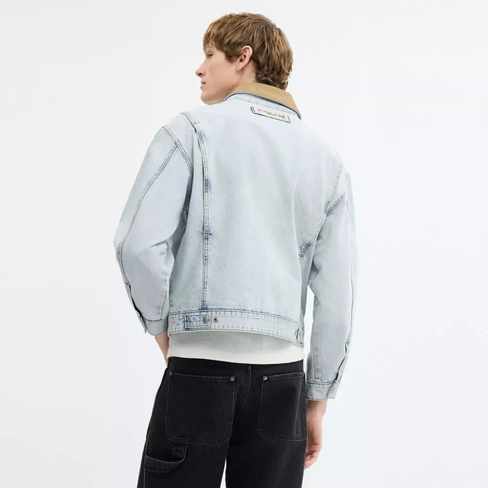 Arbejdsjakke i denim