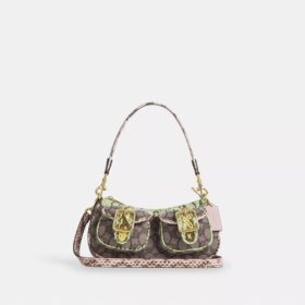 Ashton skulderveske i signatur-jacquard