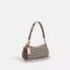 Ashton skulderveske i signatur-jacquard