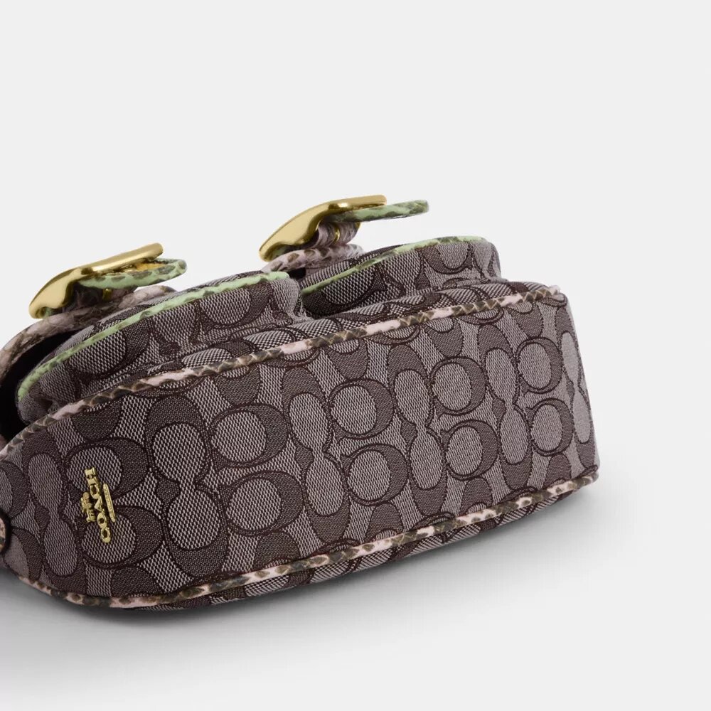 Ashton skulderveske i signatur-jacquard