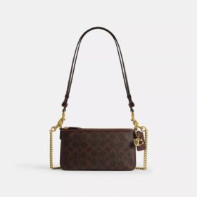 Audrey-crossbody-veske i Signature Canvas