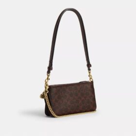 Audrey-crossbody-veske i Signature Canvas