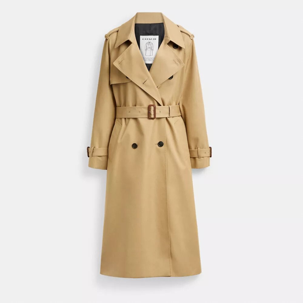 Avslappet trenchcoat