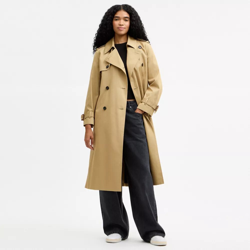 Avslappet trenchcoat