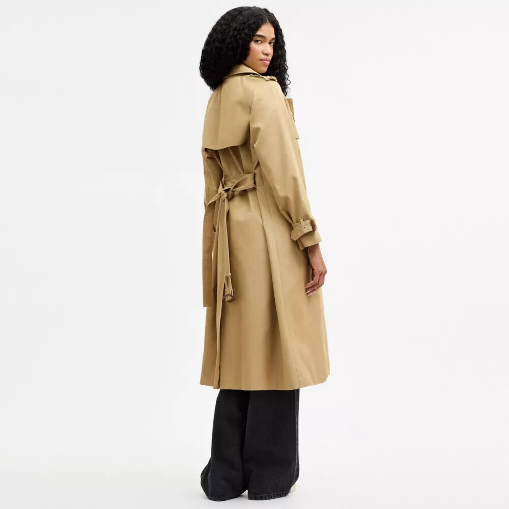 Avslappet trenchcoat