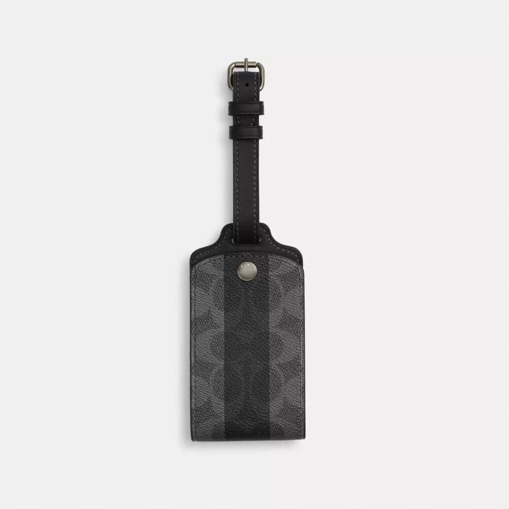 Bagasjelapp i Signature Canvas med striper