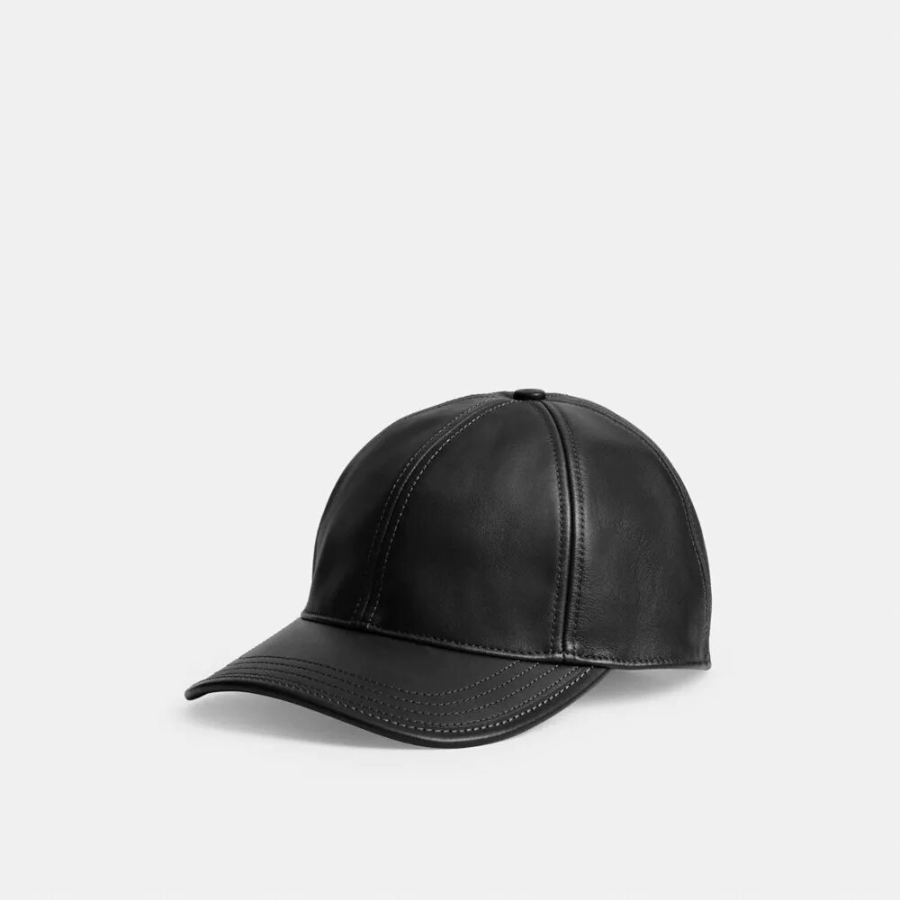 Baseballcap i skinn