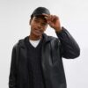 Baseballcap i skinn