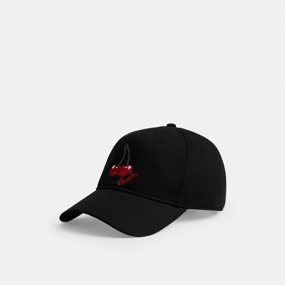 Baseballcap med broderte kirsebær