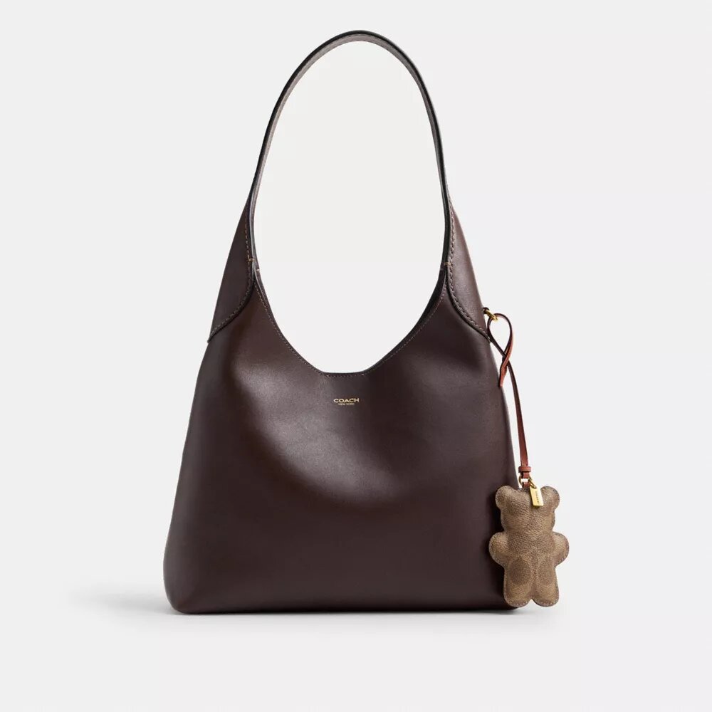Bear Puffy-veskeanheng i Signature Canvas