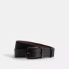 Belt i eske med plakett og selespenne, kan kuttes til ønsket lengde og er vendbart, 38 mm