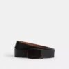Belt i eske med plakett og selespenne, kan kuttes til ønsket lengde og er vendbart, 38 mm