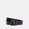 Belte med spenne i eske, tilpasset lengde, vendbart, 38 mm