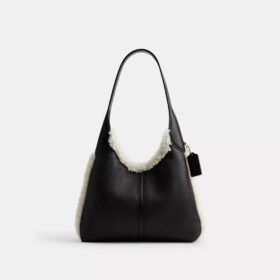 Brooklyn skulderveske 28 i shearling