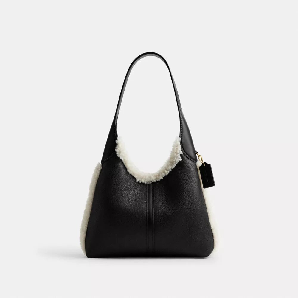 Brooklyn skulderveske 28 i shearling