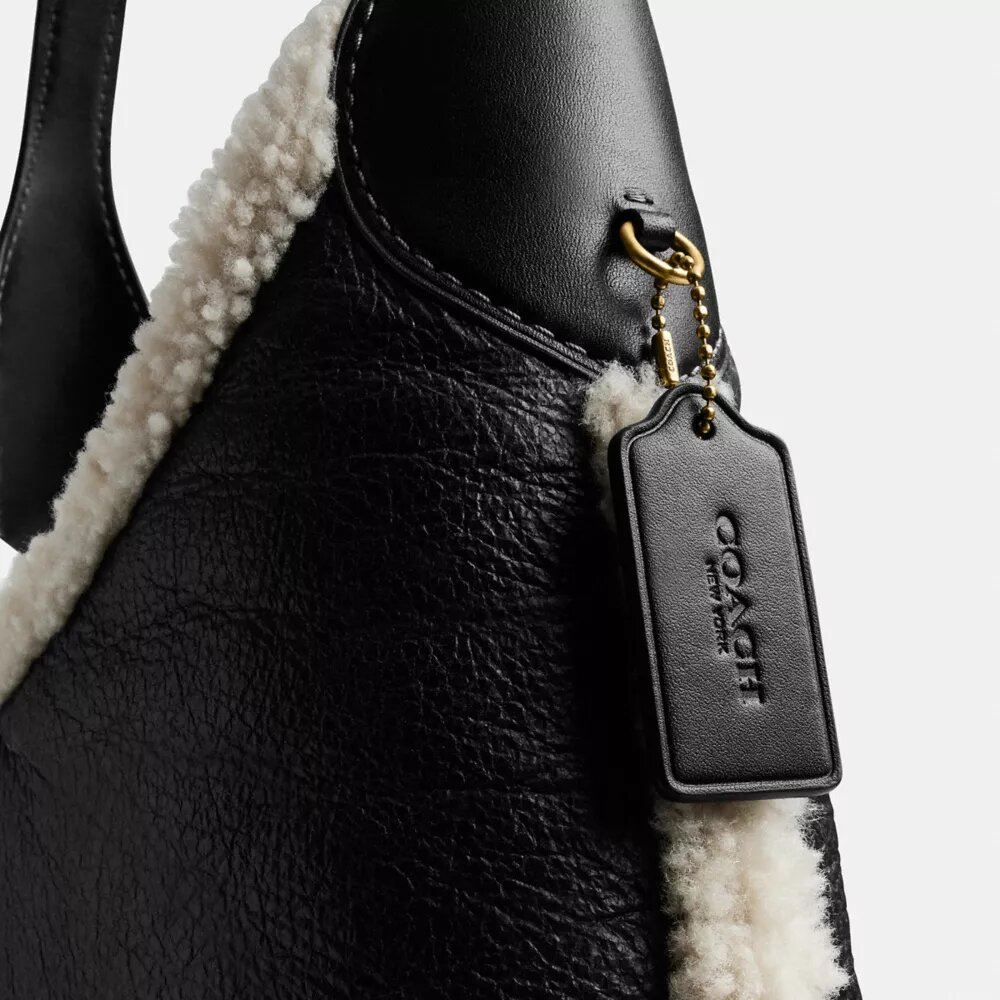Brooklyn skulderveske 39 i shearling