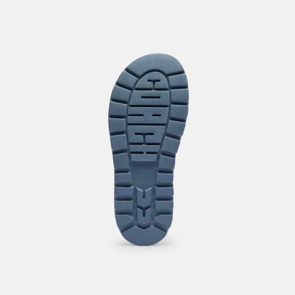 Brynn-sandaler i Crystal Signature-denim