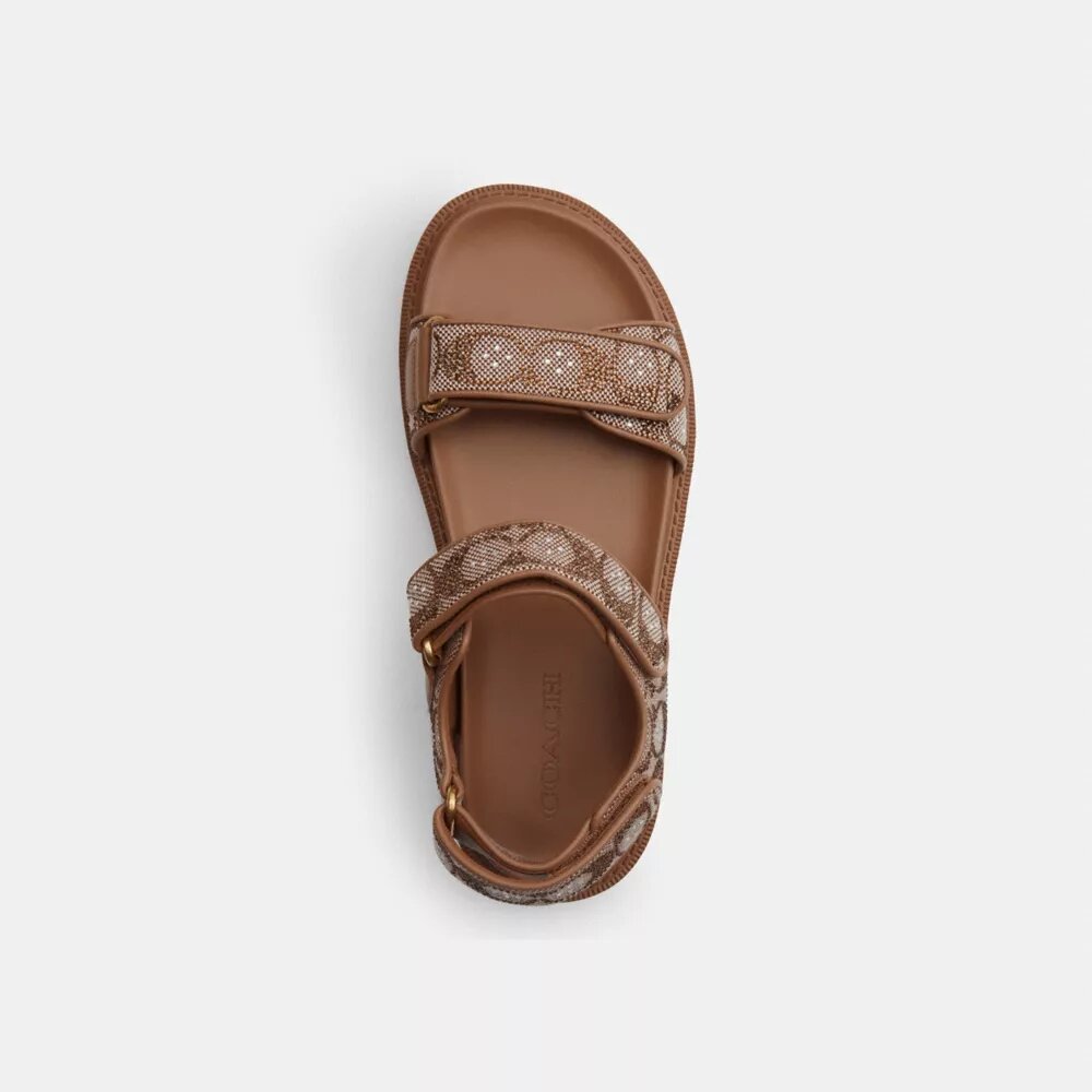 Brynn-sandaler i «Crystal Signature Jacquard»