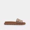 Brynn-sandaler i krystall-signaturjacquard