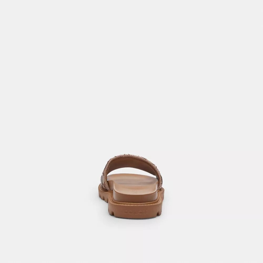 Brynn-sandaler i krystall-signaturjacquard