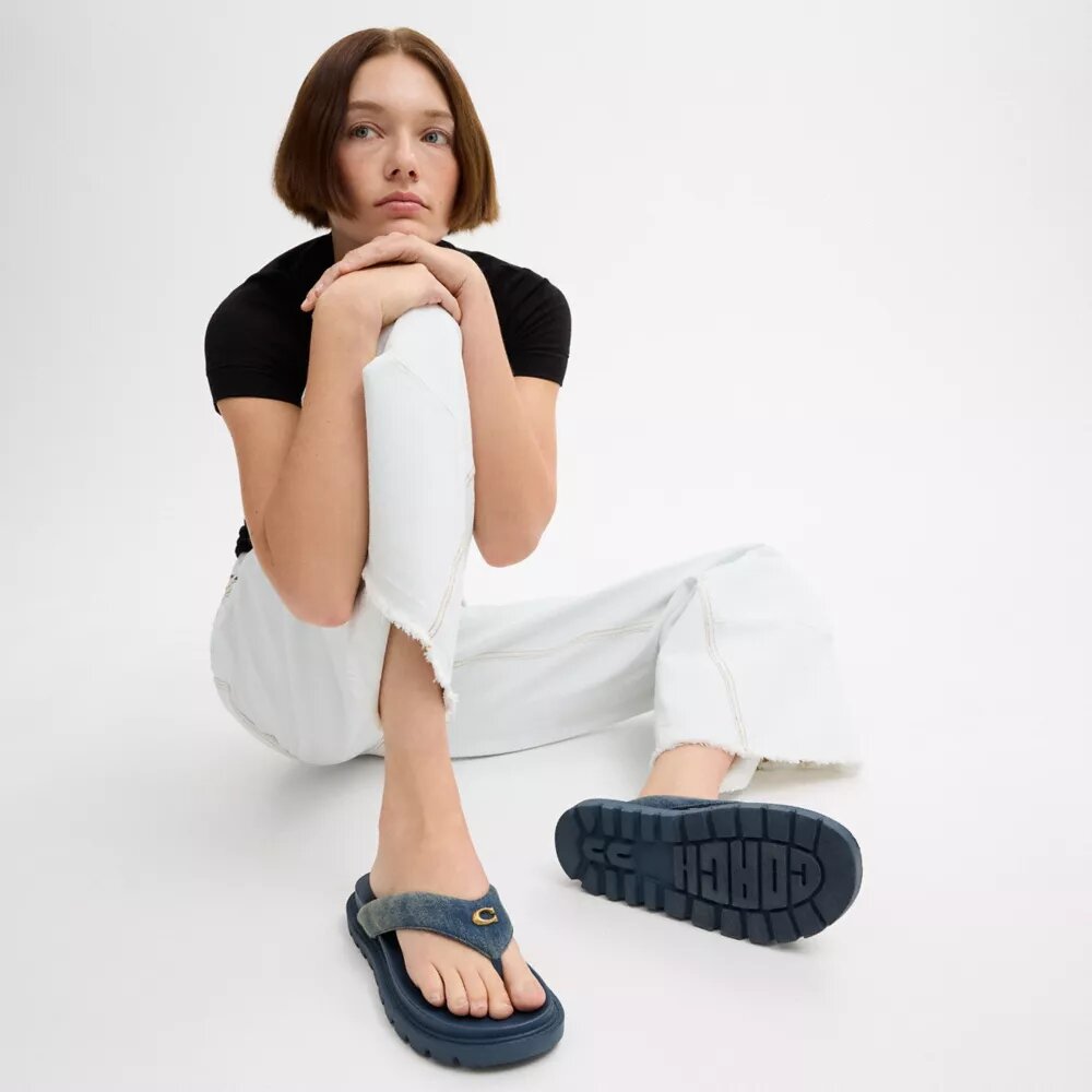 Brynn-sandaler i «Loved Denim»
