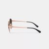 C Metal-solbriller med runde glass