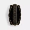 Carey-crossbody-veske i «Loved»-Signature Canvas med anheng