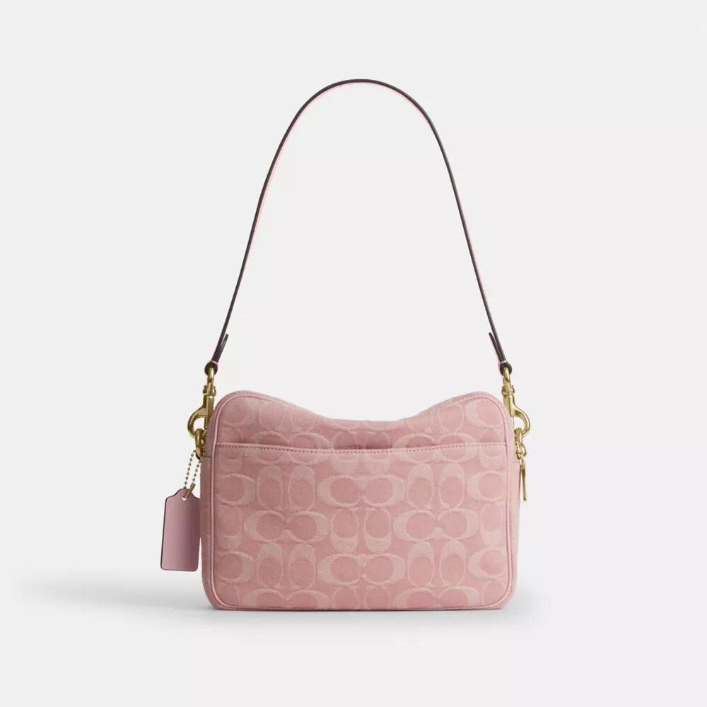 Carey-crossbody-veske i signaturdenim