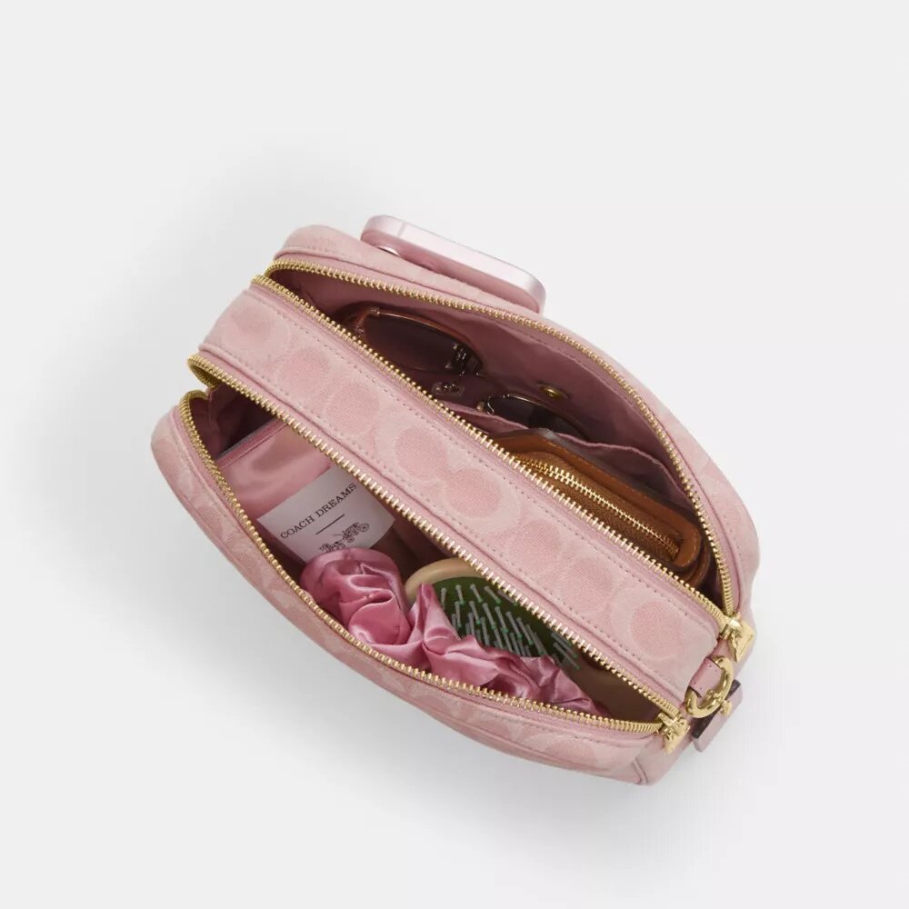 Carey-crossbody-veske i signaturdenim