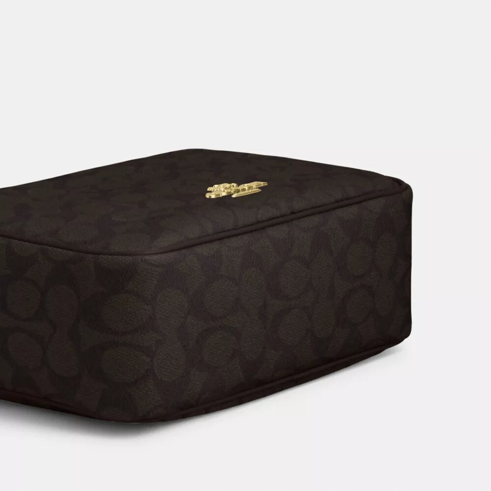 Carey-crossbody-veske i Signature Canvas