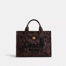 Cargo-tote-veske med leopardmønster
