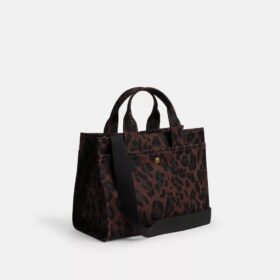 Cargo-tote-veske med leopardmønster