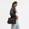 Cargo-tote-veske med leopardmønster