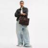 Cargo-tote-veske med leopardmønster