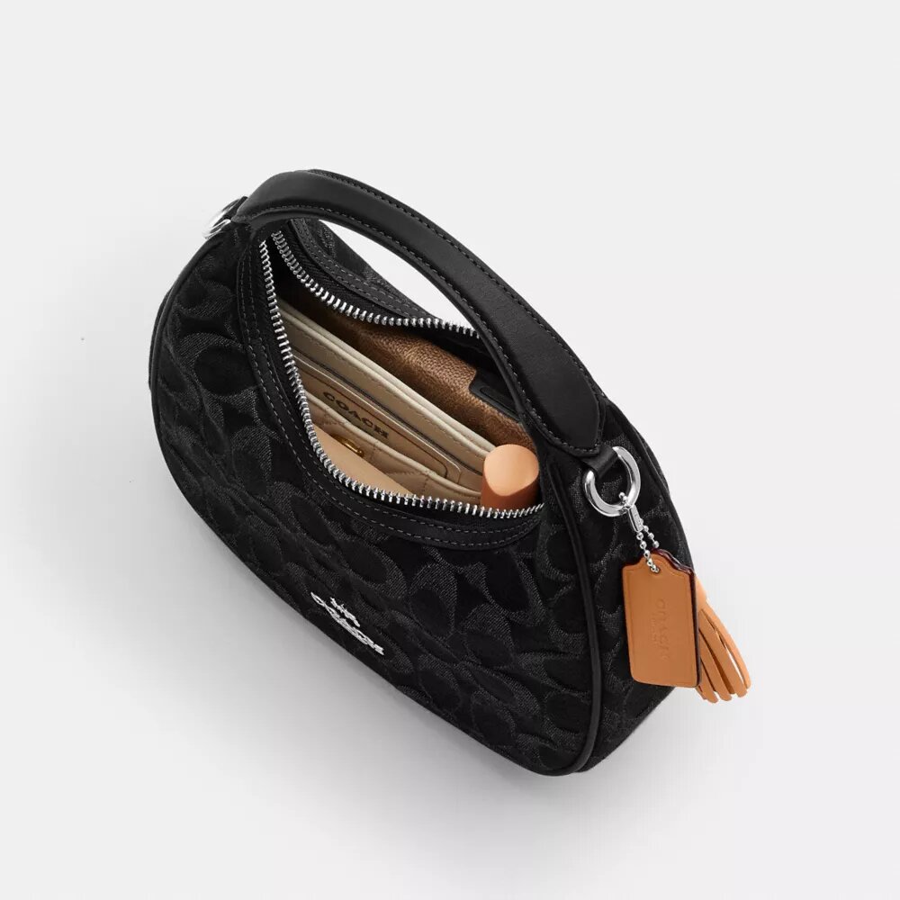 Carmen Mini-crossbody-veske i signaturdenim