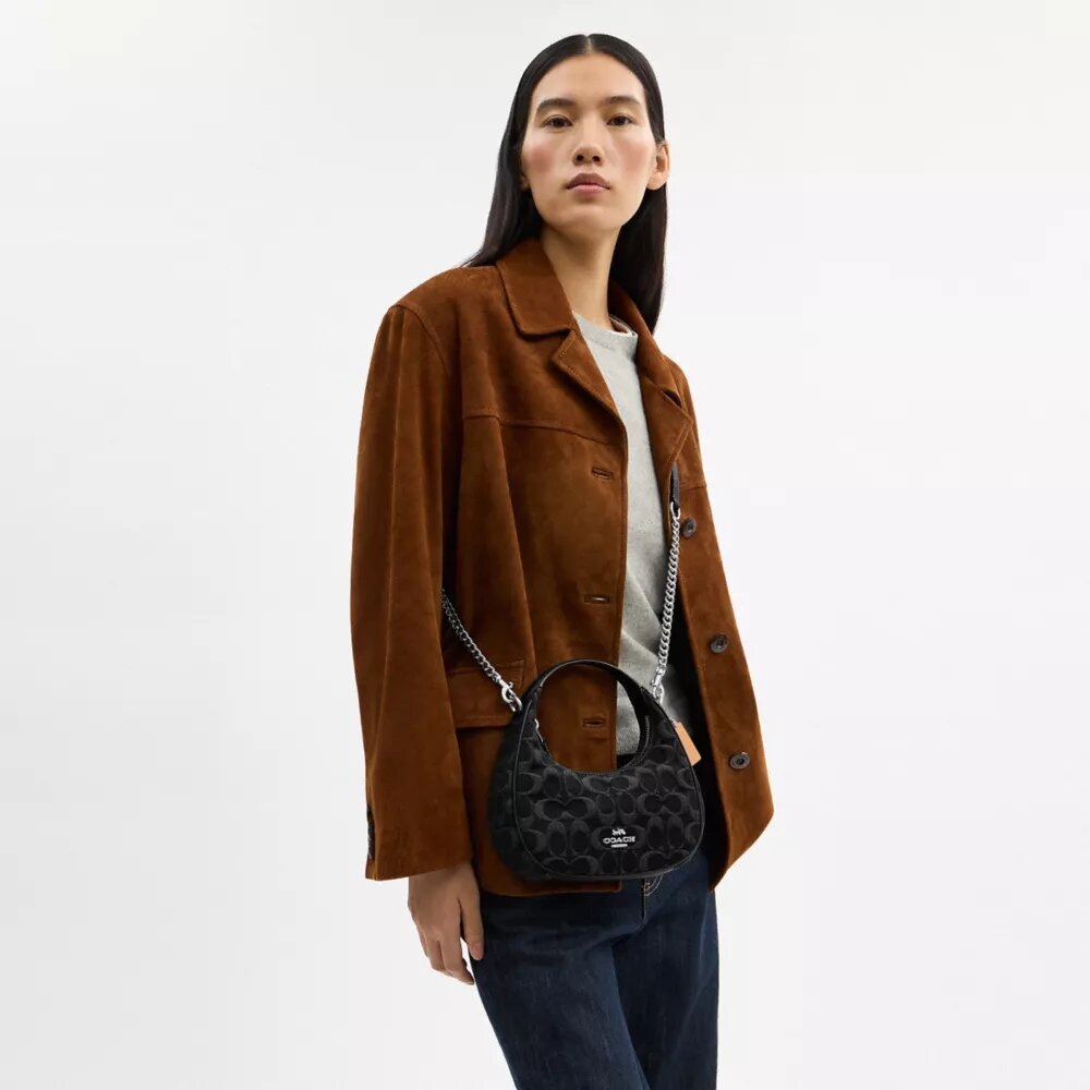 Carmen Mini-crossbody-veske i signaturdenim