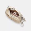 Carmen Mini-crossbody-veske med avisprint