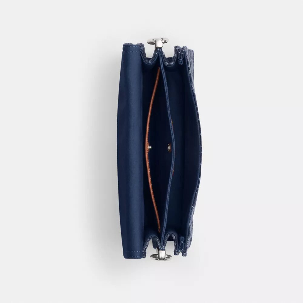 Chain Tabby skulderveske i signaturdenim