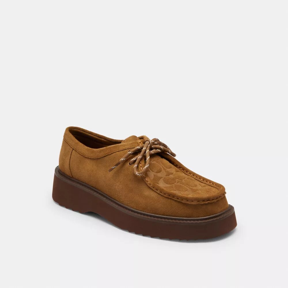 Chukka-boots i signatur-semsket skinn