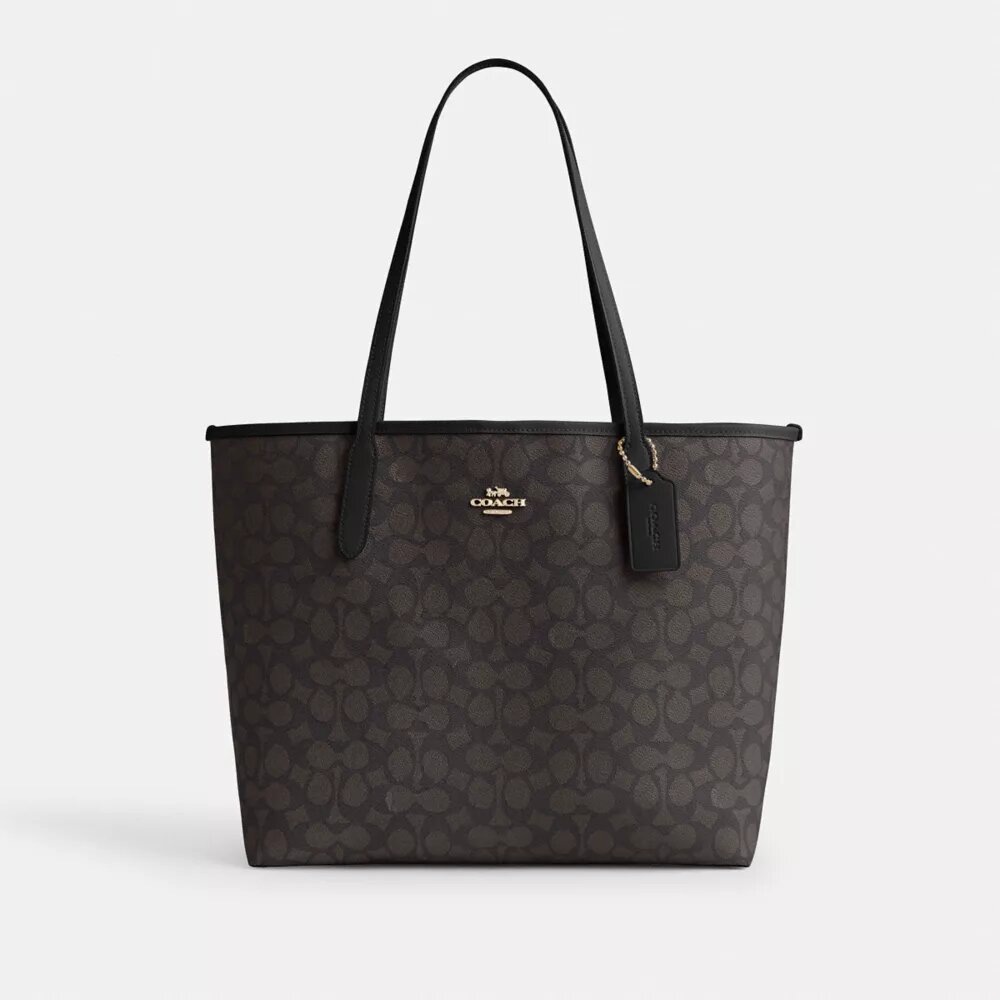City-tote i Signature Canvas