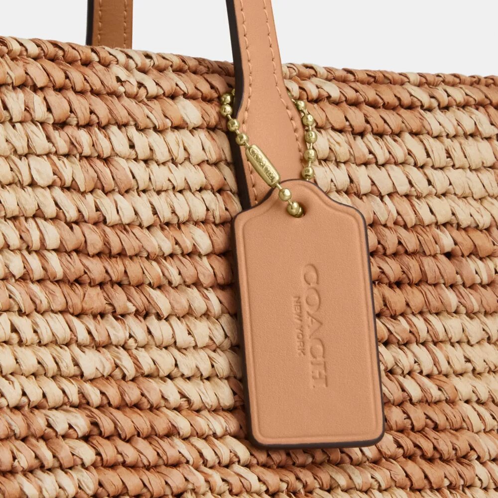 City-tote-veske med gingham-mønster