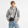 Clinton-crossbody-veske i Signature Canvas
