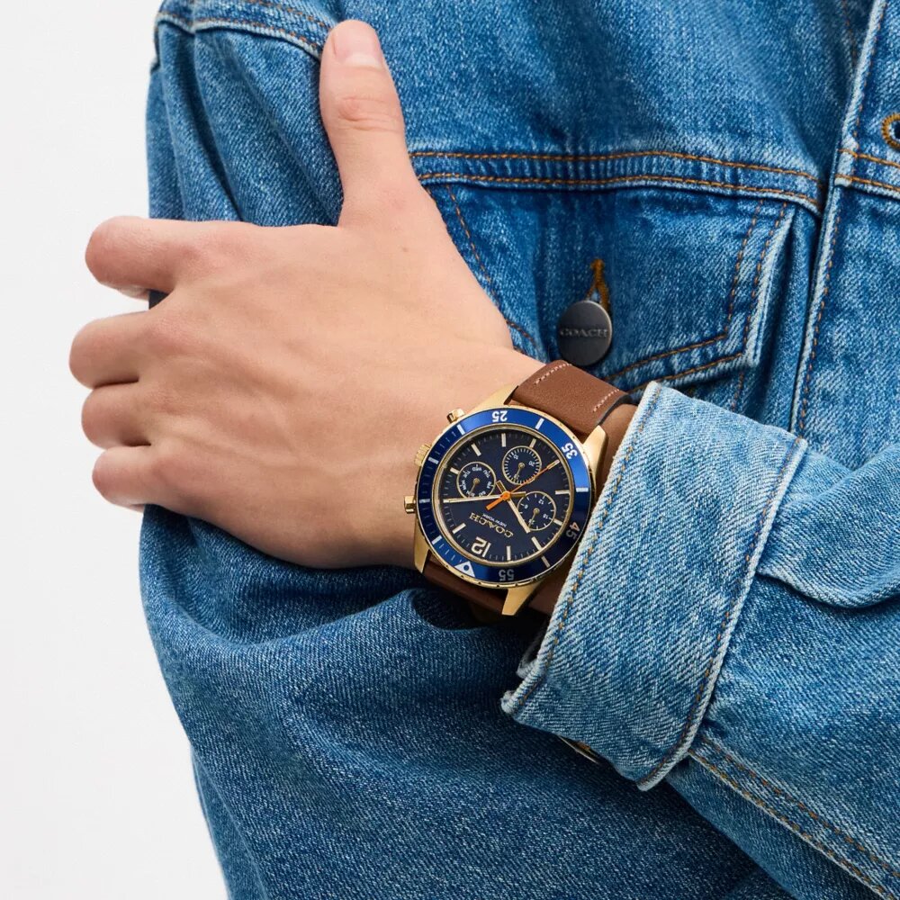 Cole kronografklokke, 44 mm