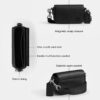 Crossbody-veske med klaff